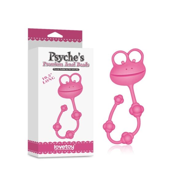 Psyche's Frog Anal Beads 10"