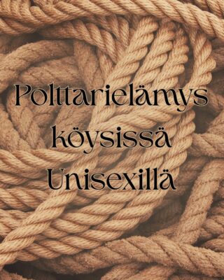 Tuokaa polttarisankari köysillä sidottavaksi Unisexin kellariin. Koko polttariseurue saa opastusta shibarisidonnan maailmaan lyhyessä opastustuokiossa, jonka jälkeen sankari sidotaan toiveiden ja mahdollisuuksien mukaan. Muun seurueen on mahdollista ikuistaa sidonta jälkipolville.

Elämyksiä voidaan toteuttaa rajoitetusti myymälän aukioloaikojen ulkopuolella. Pääsääntöisesti lauantaiaamuisin alkaen klo 10, myös muut ajat rajallisesti sovittavissa. Sidonnan jälkeen on polttariseurueen mahdollista tutustua myymälään yhdessä. 

Mukaan mahtuu polttarisankarin lisäksi maksimissaan 16 ystävää ja tilaisuuden hinta on 160 €. Sisältää opastuksen sidontaan ja yhden harjoitteen koko seurueelle (noin 45 min), sekä sidonnan (noin 45 min) sankarille. Sidottavalla on hyvä olla päällä mukavat ja rennot vaatteet .

Lisätietoja asiakaspalvelu@unisex.fi tai 0400462700

#unisex #unisextampere #sidontaa #polttarit #polttaritekemistä